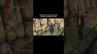 Perjalanan Sasuke & Boruto saat jadi buronan dunia