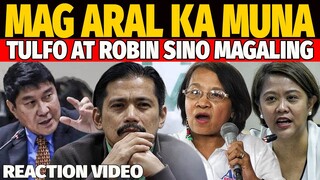 ROBIN PADILLA PUMALAG FRANCE CASTRO AT NANCY BINAY HALA RAFFY TULFO AT PBBM NGCP REACTION VIDEO