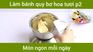 Bánh quy bơ hoa tươi p2