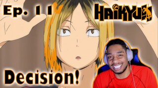 Haikyuu!! Episode 11 - Decisions (BLIND REACTION/DISCUSSION)