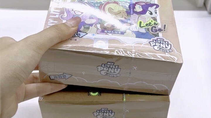 My Little Pony Card Unboxing: Challenge to Draw the Black Back! One Person Takes on Four Fun-Sight P