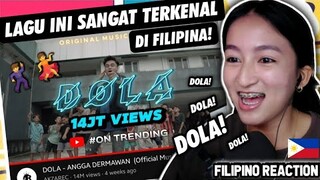 DOLA - ANGGA DERMAWAN!! LAGU INI SANGAT TERKENAL DI SINI DI FILIPINA!! | FILIPINO REACTION🇵🇭