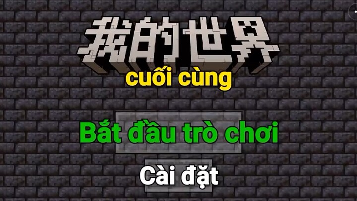 Builda minecraft cuối cùng