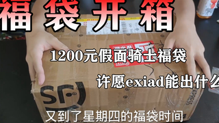 开箱粉丝自荐的1200元假面骑士福袋，能出什么？