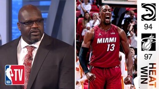 NBA Game Time reacts to Miami Heat defeat Atlanta Hawks 97-94 in Game 5 to reach Eastern semifinals