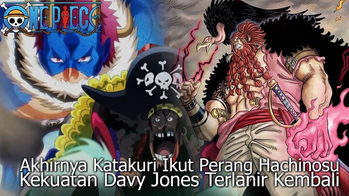 FULL ONE PIECE TERBARU - SHANKS KAGET! KATAKURI & MARCO MEMBANTUNYA DIPERANG HACHINOSU VS KUROHIGE !