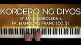 Mass Song: Kordero ng Diyos (Arboleda & Francisco, SJ) piano cover