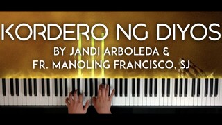 Mass Song: Kordero ng Diyos (Arboleda & Francisco, SJ) piano cover