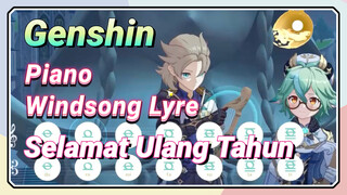 [Genshin Impact, Windsong Lyre] Bisakah main harpa selancar ini? "Selamat Ulang Tahun"