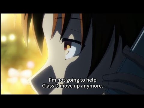 Ayanokoji gave up on helping Class D | Classroom of the Elite Season 2 Episode 10