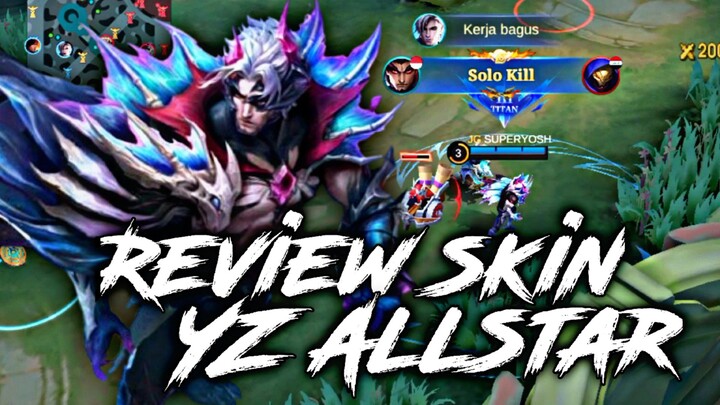 REVIEW SKIN YUZHONG ALLSTARS!! LUMAYAN OKELAH EFEKNYA!! - Mobile Legends