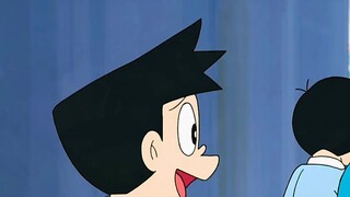 Nobita transforms into Kaito Kid to get his things back