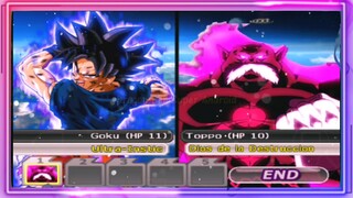 GOKU ULTRA INSTINC VS TOPPO GOD DESTRUCTION - DB MOD ANDROID GAMEPLAY