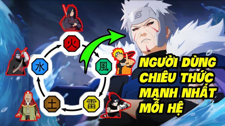Naruto | 5 Nguyên Tố Chakra Cơ Bản | Người Dùng và Chiêu Thức Mạnh Nhất Ở Mỗi Hệ | Khám Phá Naruto