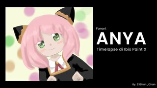 Fanart ANYA «Timelapse di Ibis Paint X» BY. 23Shun_Chan