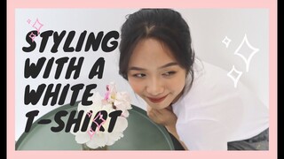 STYLING | EPISODE 1 | 7 CÁCH PHỐI ĐỒ VỚI ÁO PHÔNG TRẮNG ❤ | BY BLING