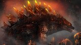 [Godzilla] Itu terbakar