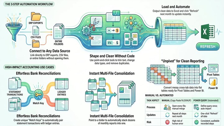 Stop Copy-Pasting! Combine Multiple Excel Sheets in 1 Click (Power Query Tutorial)