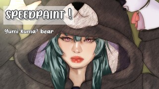 SPEEDPAINT Yuna kuma kuma kuma bear