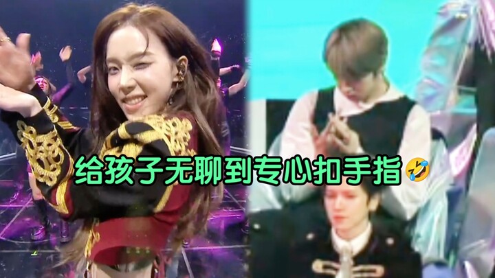 NCT WISH’s reaction to “aespa’s funniest year-end unscripted stage”