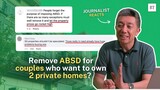 Does ABSD over-penalise couples who just want to own 2 homes? | Journalist Reacts