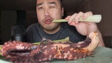ASMR Savage Eating Octopus Arms 🐙 & Celery