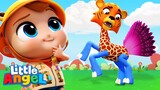 Silly Animals Song  | Little Angel Kids Songs & Nursery Rhymes