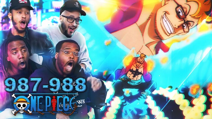 MARCO'S SHOCKING ARRIVAL in Wano! One Piece Reactions Eps 987/988