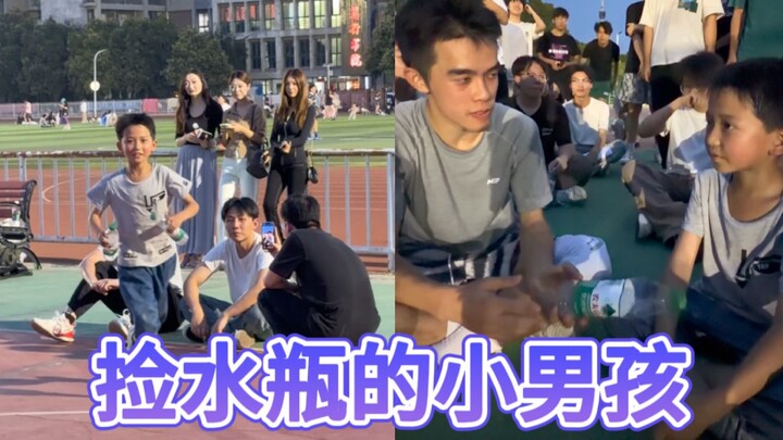 He said, “Mom’s missing a few fingers, so I want to help her. Water bottles cost one cent each—we ne