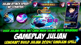 TIPS COMBO JULIAN META SEKARANG❗CARA MAIN JULIAN TERBARU❗BUILD JULIAN TERSAKIT 2024❗GAMEPLAY JULIAN