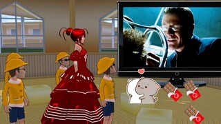 Ghost Bride Watching TV