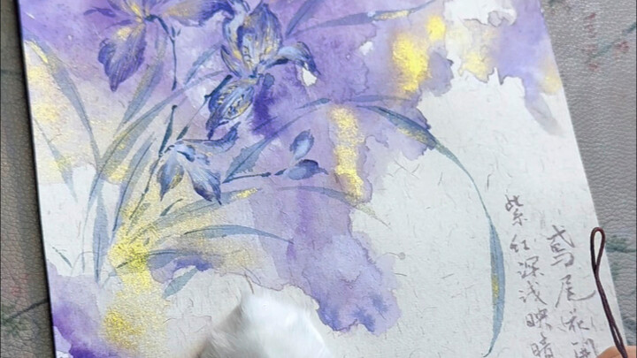 Công chúa mời vào, đây là màu tím mà nàng thích.