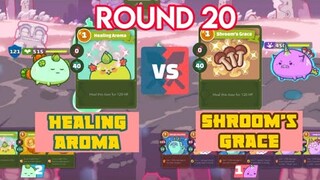 Season 18 Axie Infinity ABP Strategy | Plant Healing Aroma vs Reptile Shroom's Grace