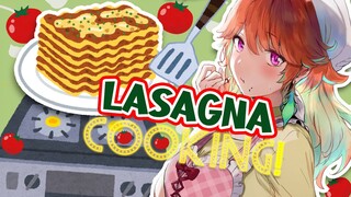 【COOKING LASAGNA!】The End Of Frozen Lasagna Is Near #kfp #キアライブ