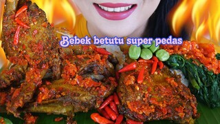 ASMR BEBEK BETUTU PLECING KANGKUNG  PETE | EATING SOUNDS