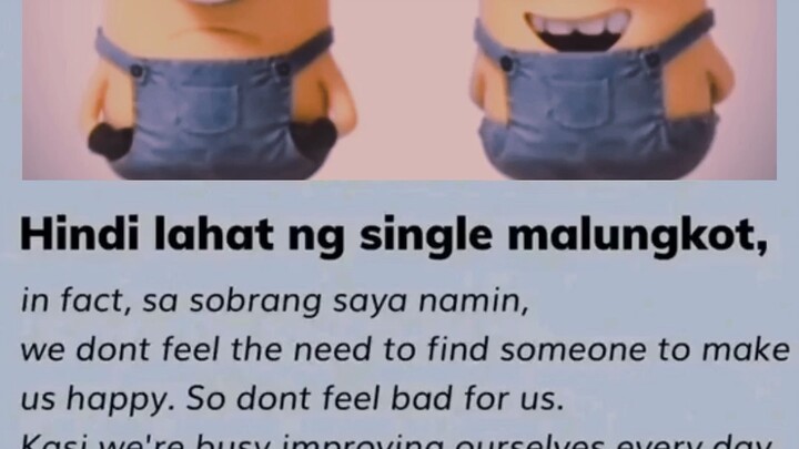 Hindi lahat ng single malungkot