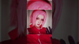 COSPLAY HARUNO SAKURA😍 || DJ OLD SLOW+BASS KANE🔥🔥🎶#shorts