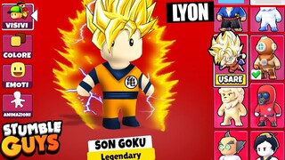GIOCO A STUMBLE GUYS CON LA SKIN DI DRAGON BALL!!