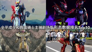 情感龙数据低了？假面骑士主骑剧场版数据最高形态数据排行Top10