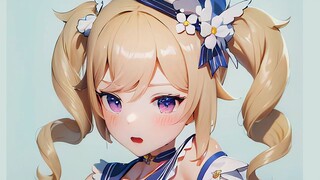 【AI动画】芭芭拉 爱你～❤️