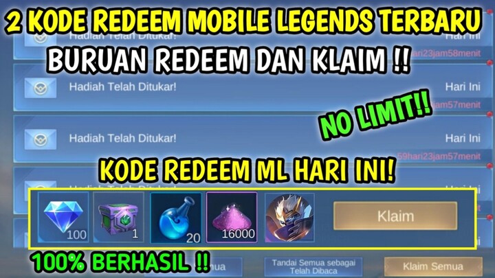 KODE REDEEM ML TERBARU HARI INI APRIL 2023