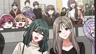 Which club girl has the best CP feeling with the male lead?