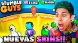 GASTÉ TODAS MIS FICHAS Y GEMAS PARA CONSEGUIR LAS SKINS NUEVAS de STUMBLE GUYS! 😱