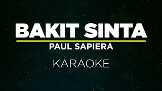 BAKIT SINTA - PAUL SAPIERA (Karaoke)