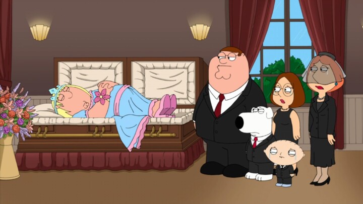 Family Guy Chris is scolded to death by Brad Pitt