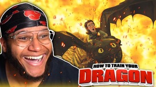 SO FIRE!!!! *FIRST TIME WATCHING* How To Train Your Dragon REACTION!