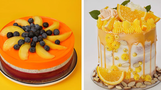 The Coolest Fruit Filled Dessert Recipes | Yellow Cake Decorating Tutorials | Easy Baking Recipes