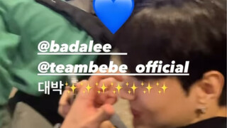 在youngj祝贺bada视频中短暂出现半秒的howl姐夫