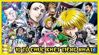 10 Tổ Chức Khét Tiếng & Gây Ấn Tượng Nhất Thế Giới Anime