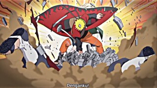 Salah satu momen bikin merinding, Naruto jadi pahlawan Konoha 🥶🥶